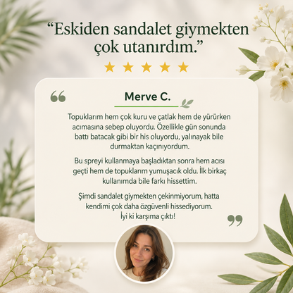 Cleona Anında Etkili Ayak Peeling Spreyi
