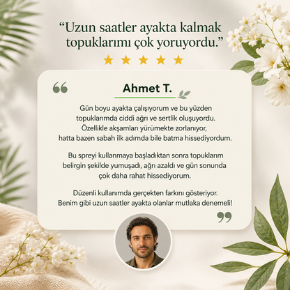 Cleona Anında Etkili Ayak Peeling Spreyi